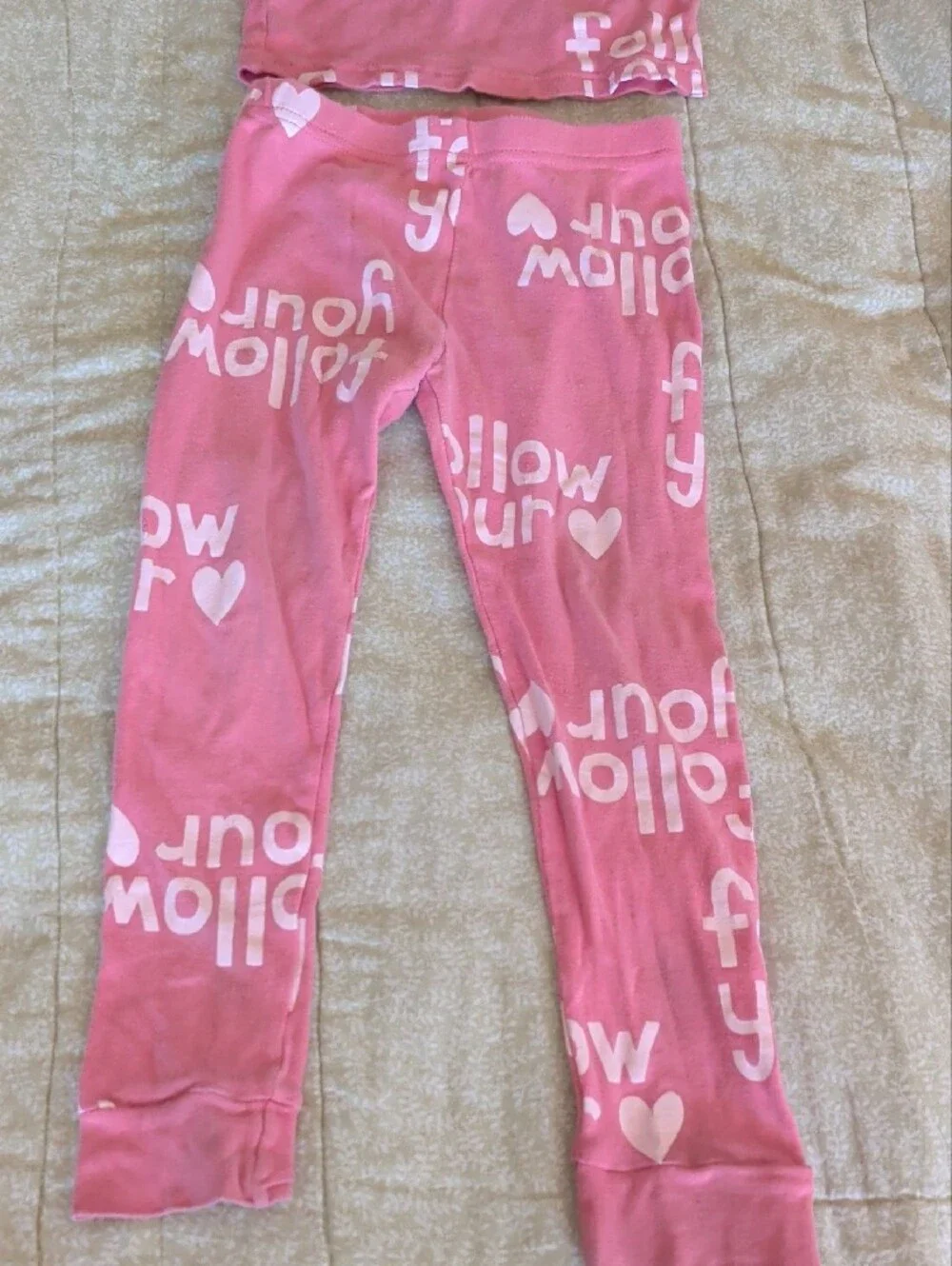 Kids Pink Graphic Pajama Set